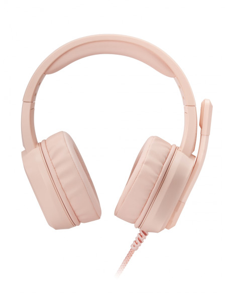 Mars Gaming MH320P Rosa, Auriculares Neodimio RGB Flow, Micrófono y