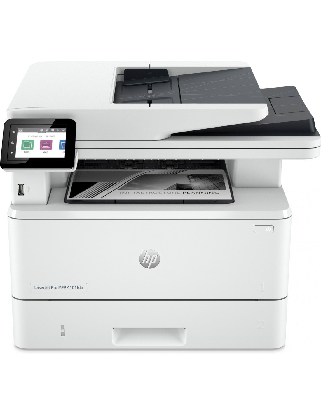 HP LaserJet Pro Impresora multifunción 4102dw, Blanco y negro, Impresora para Pequeñas y medianas empresas, Impresión, copia, es