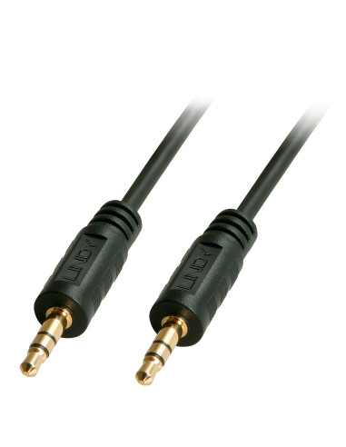 Lindy 35644 cable de audio 5 m 3,5mm Negro