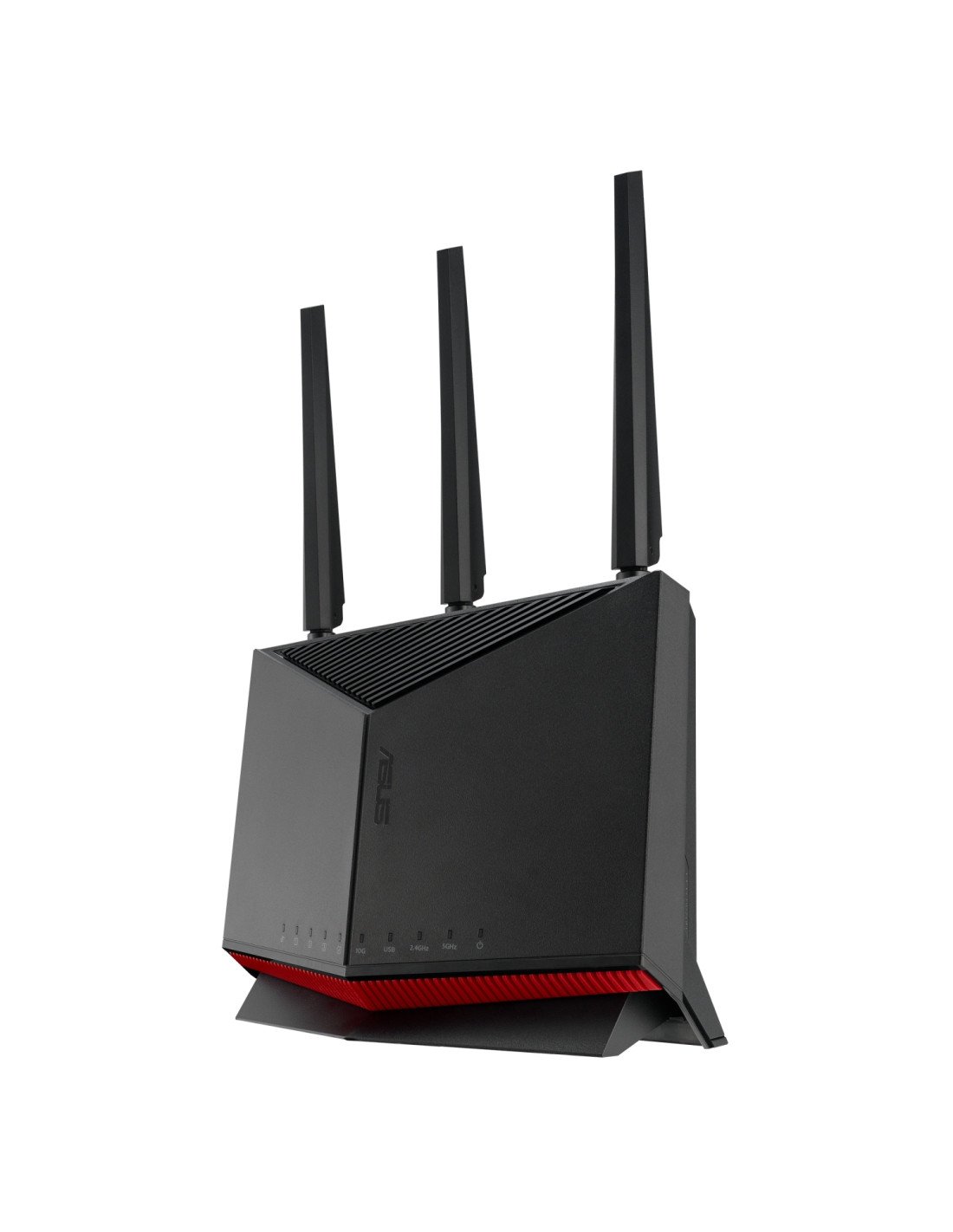ASUS RT-BE86U router inalámbrico 10 Gigabit Ethernet Doble banda (2,4 GHz / 5 GHz) Negro