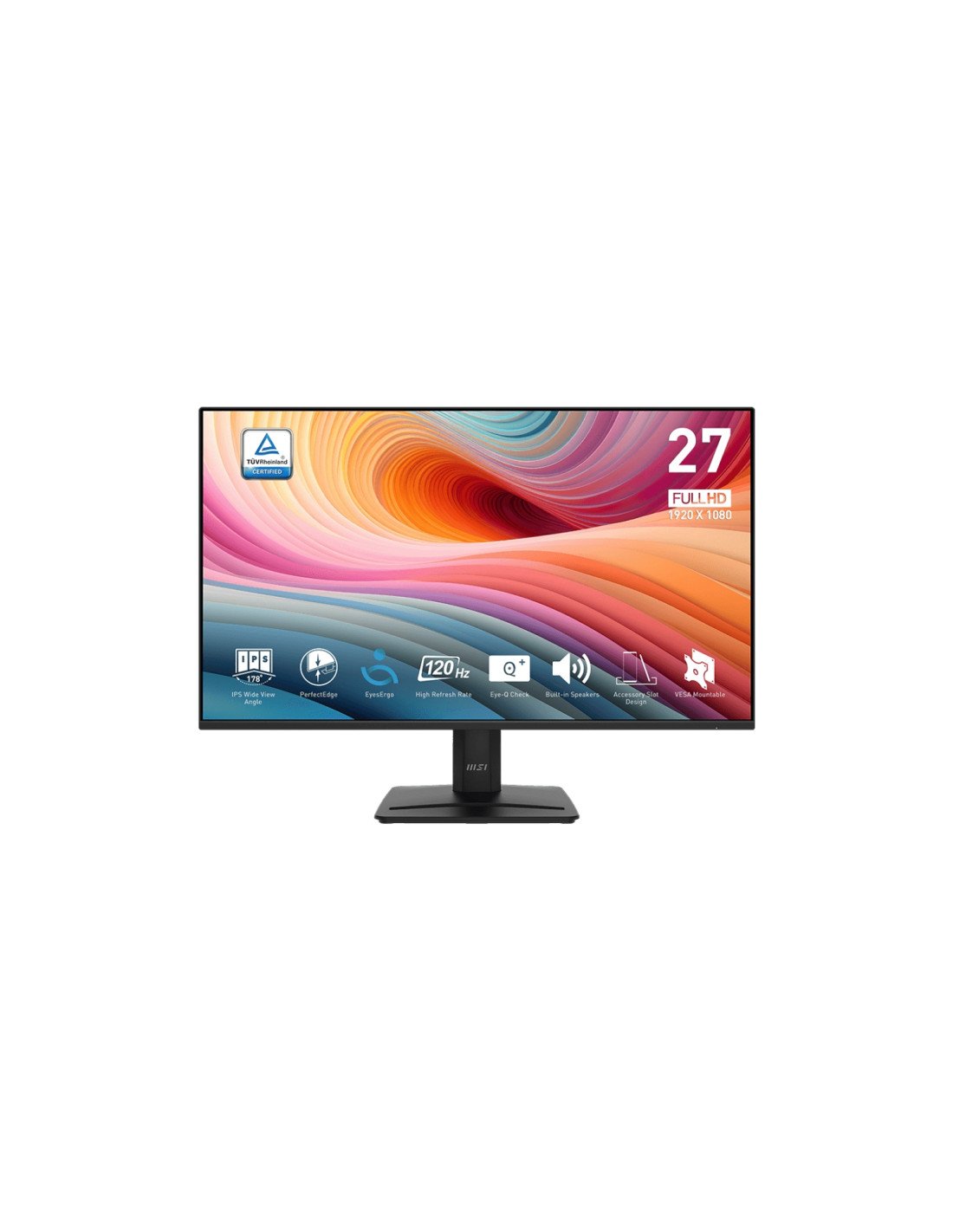 MSI Pro MP275 E2 pantalla para PC 68,6 cm (27") 1920 x 1080 Pixeles Full HD LED Negro