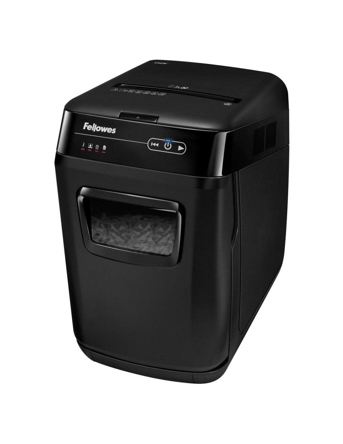 Fellowes AutoMax 150C triturador de papel Corte cruzado 23 cm Negro, Gris