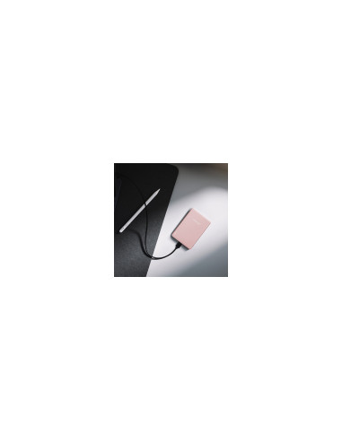 Intenso MW5000 Batería Externa Magnética 5000 mAh – Compatible con MagSafe, Carga Inalámbrica 15W, USB-C PD 20W, Delgada y Compa