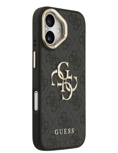 GUESS CARCASA CON SOPORTE EN LA CÁMARA NEGRA IPHONE 17