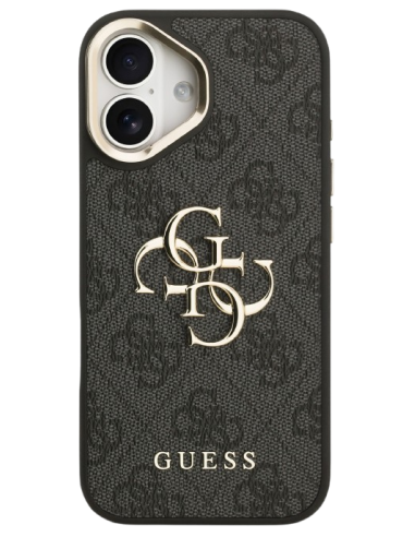GUESS CARCASA CON SOPORTE EN LA CÁMARA NEGRA IPHONE 17