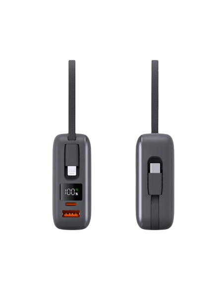POWERBANK BATERIA EXTERNA KSIX 20.000MAH CON CABLE TIPO C Y LIGHTNING INCLUIDO 22.5W