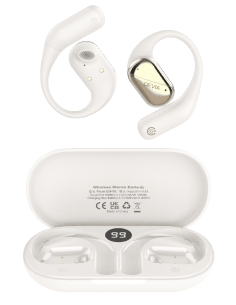 Auricular Bluetooth OWS Lite 1 Devia, Beige.