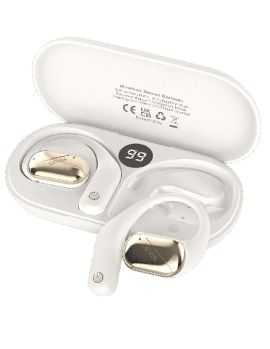 Auricular Bluetooth OWS Lite 1 Devia, Beige.