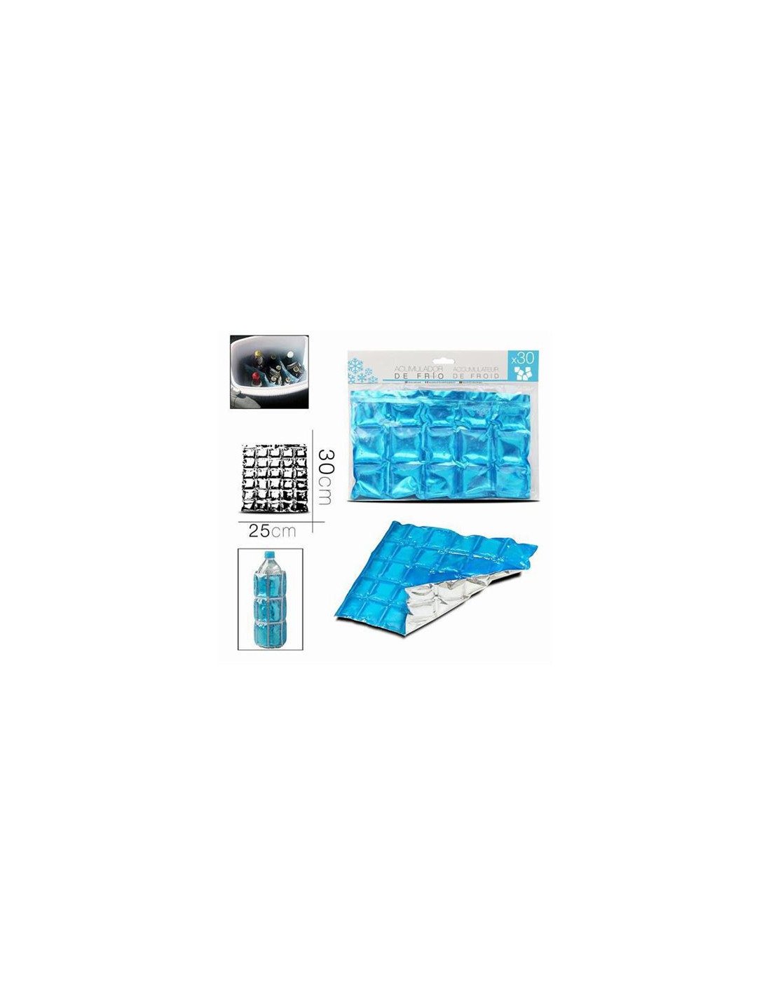 BOLSA 30 CUBITOS DE HIELO 25X30CM URBAN LIVING