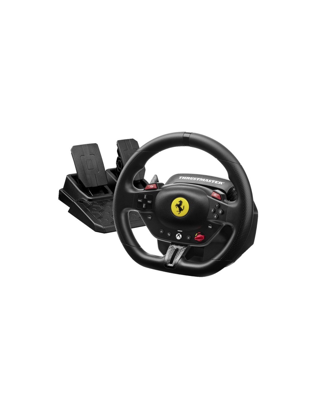 Thrustmaster T98 Ferrari 296 GTS Negro USB Volante + Pedales Analógico/Digital PC, Xbox One, Xbox Series S, Xbox Series X