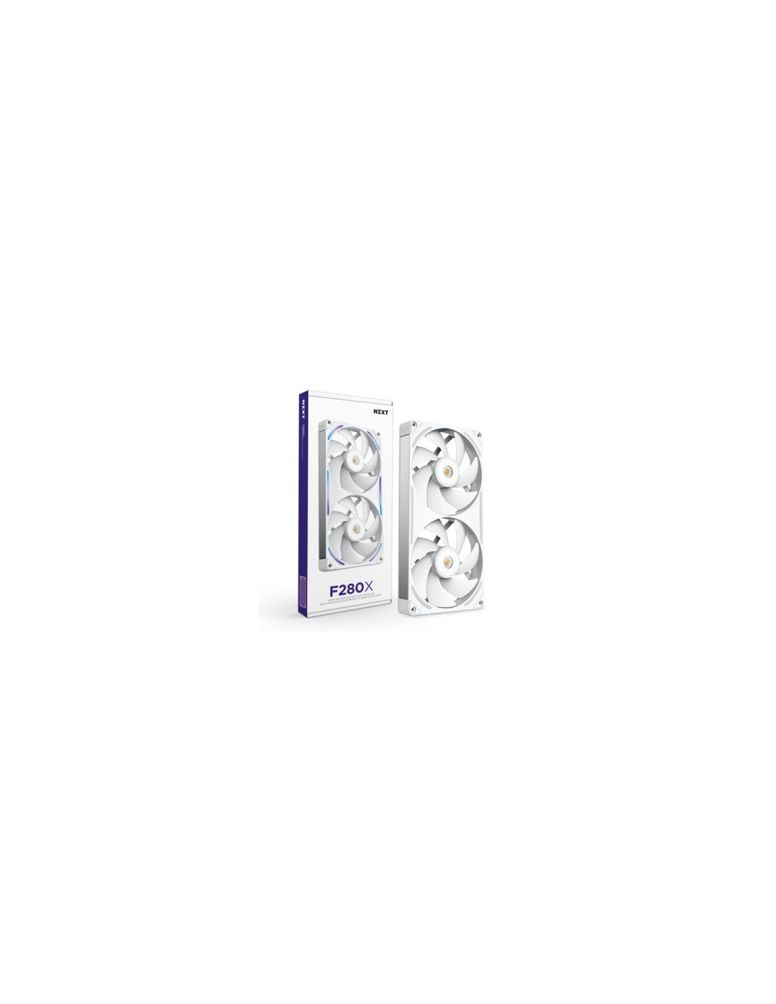 NZXT F280X Carcasa del ordenador Ventilador 14 cm Blanco 1 pieza(s)