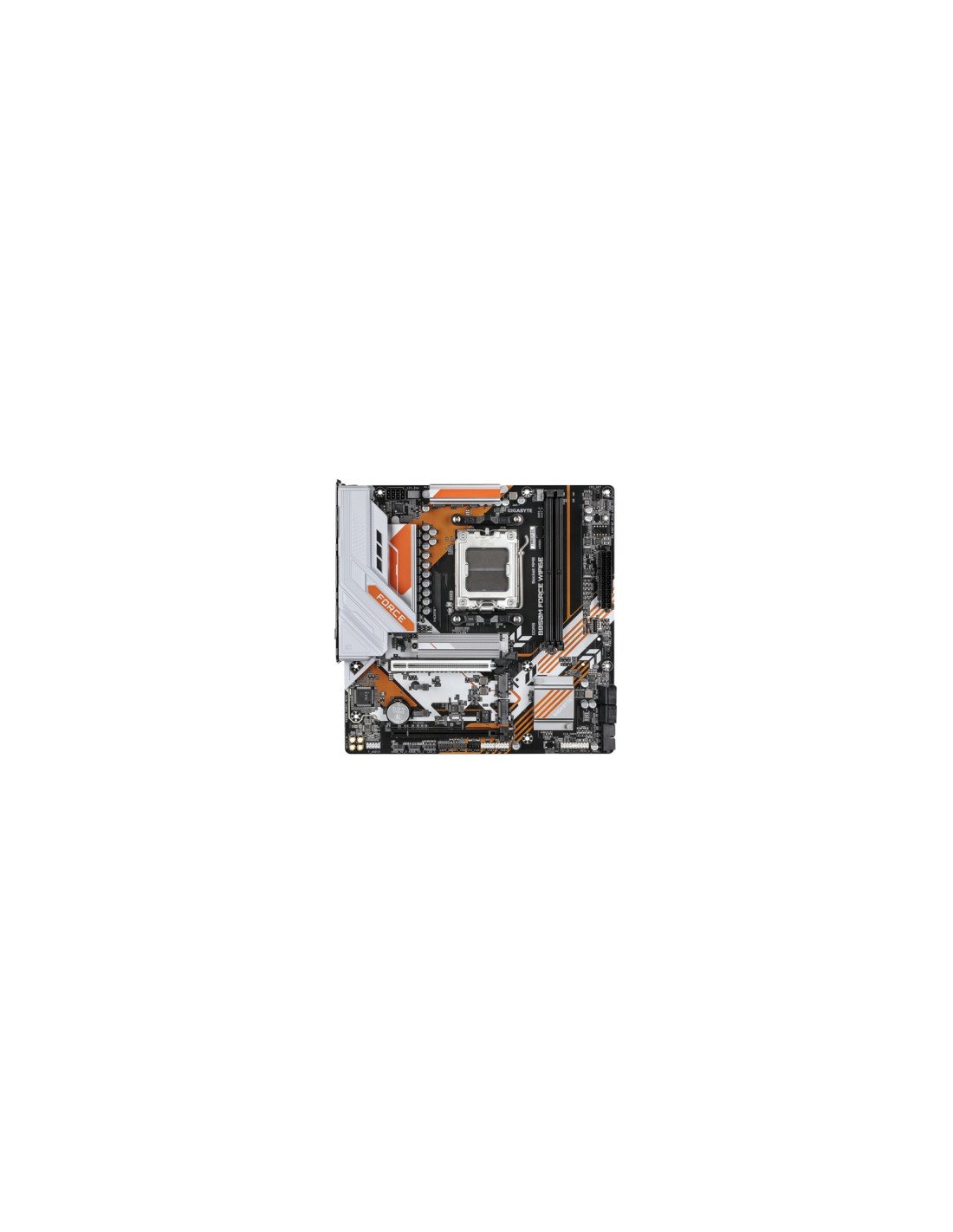 GIGABYTE B850M FORCE WIFI6E Placa Base – Compatible con procesadores AMD Ryzen serie 9000, VRM digital de 8+2+2 fases, hasta 960