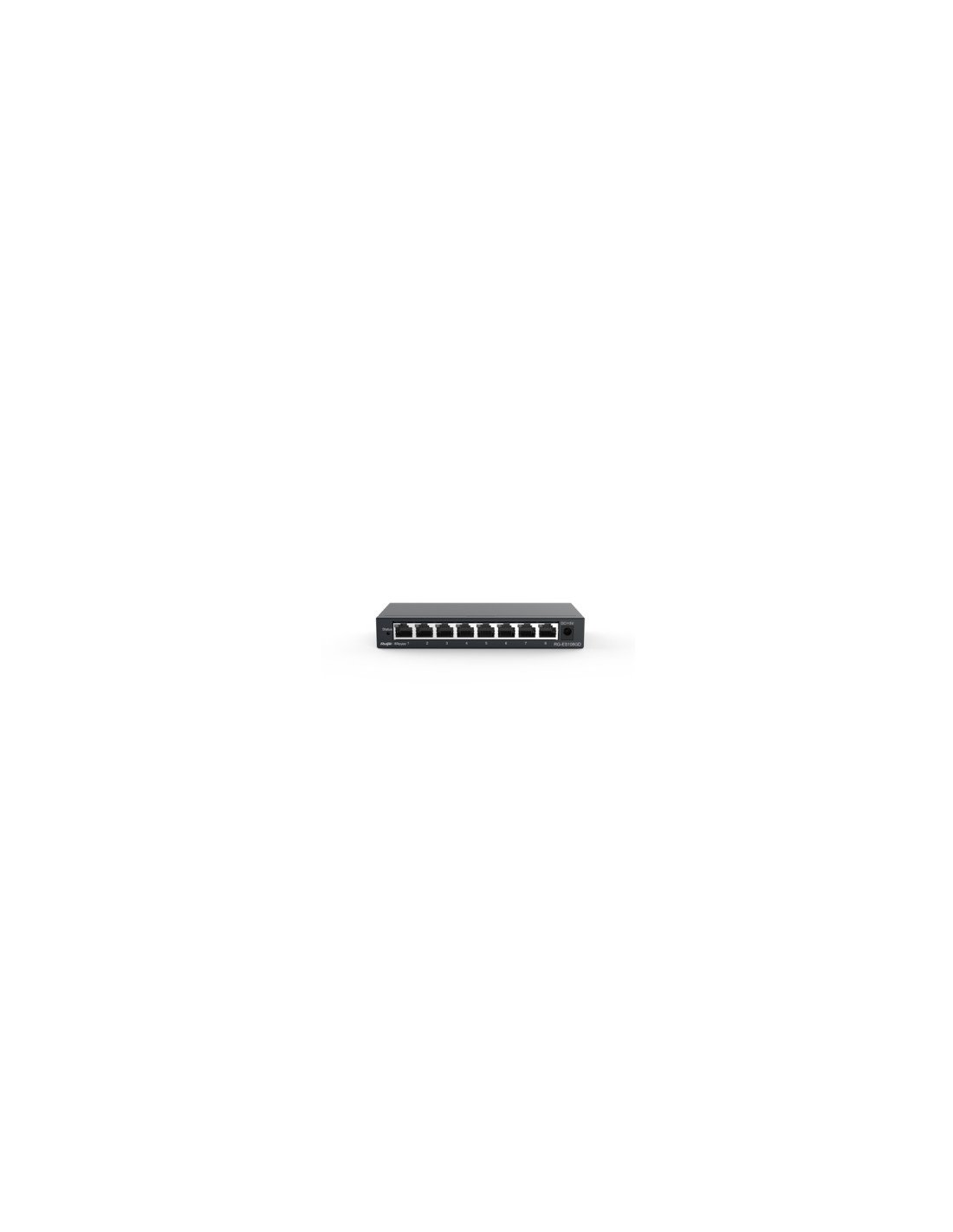 Ruijie Networks RG-ES108GD switch No administrado Gigabit Ethernet (10/100/1000) Negro