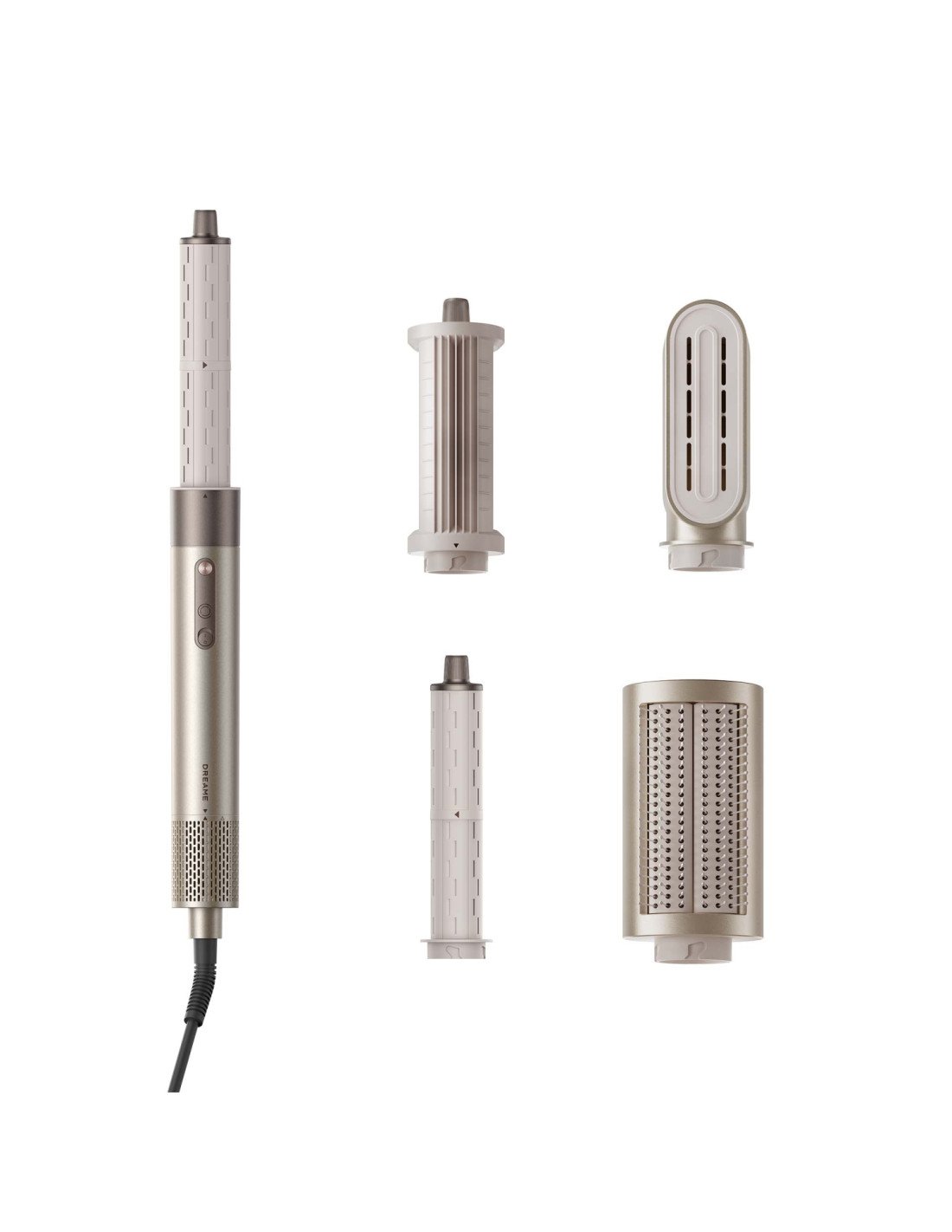 Dreame 6978515253898 Utensilio de peinado Herramienta de peinado con múltiples accesorios Airflow Oro 1200 W