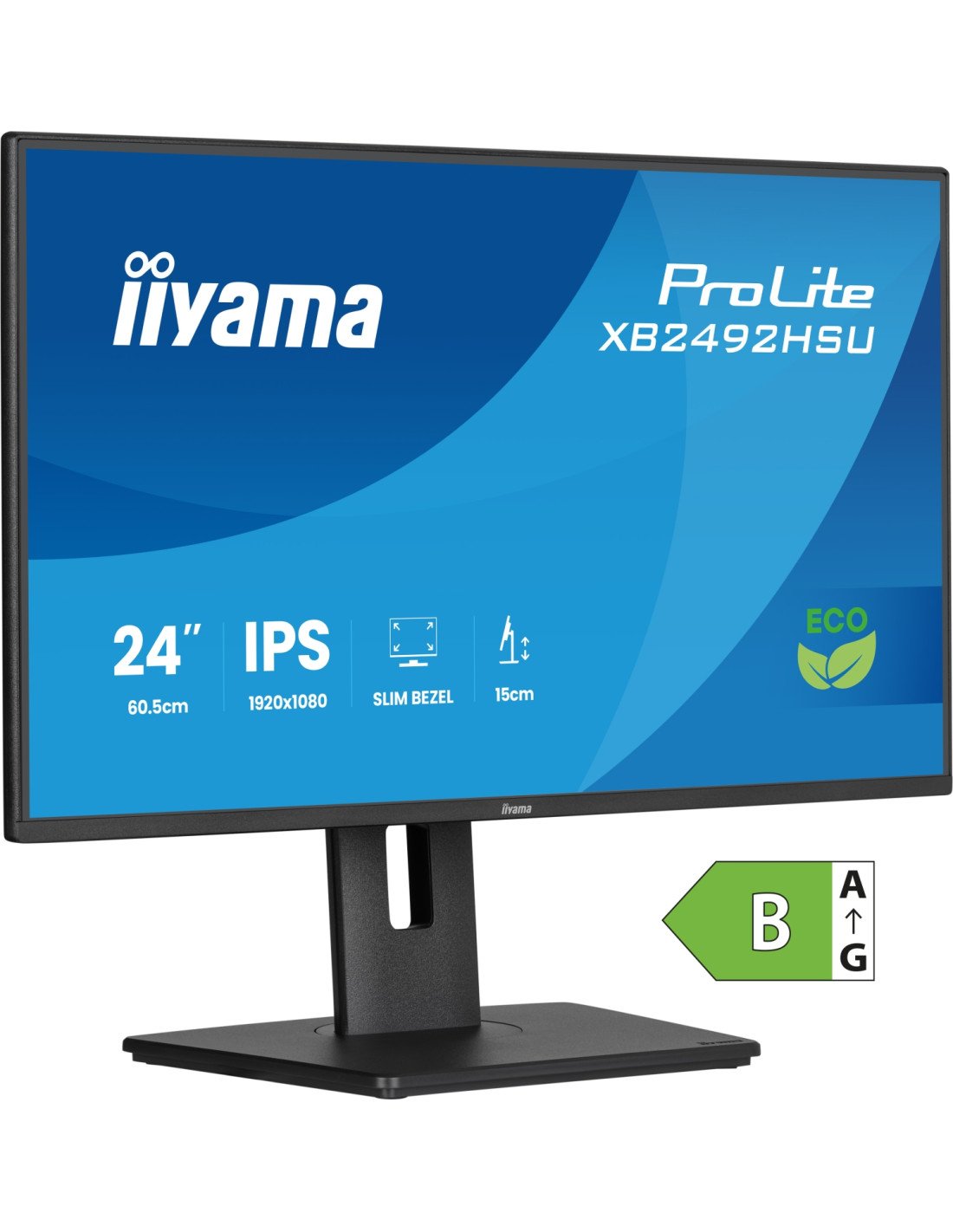 iiyama ProLite XB2492HSU-B1 pantalla para PC 61 cm (24") 1920 x 1080 Pixeles Full HD LED Negro