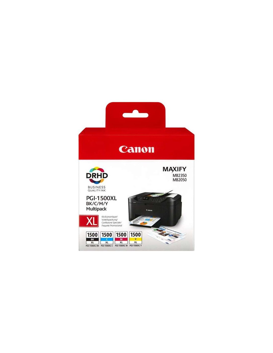 TINTA CANON PGI1500XL PACK 4 COLORES