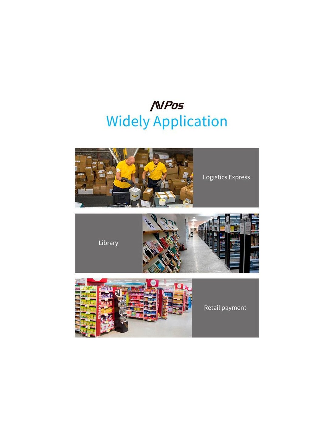 LECTOR AVPOS CODIGOS 1D + 2D +QR BT230 WIRELESS 2.4 + BLUETOOTH + USB