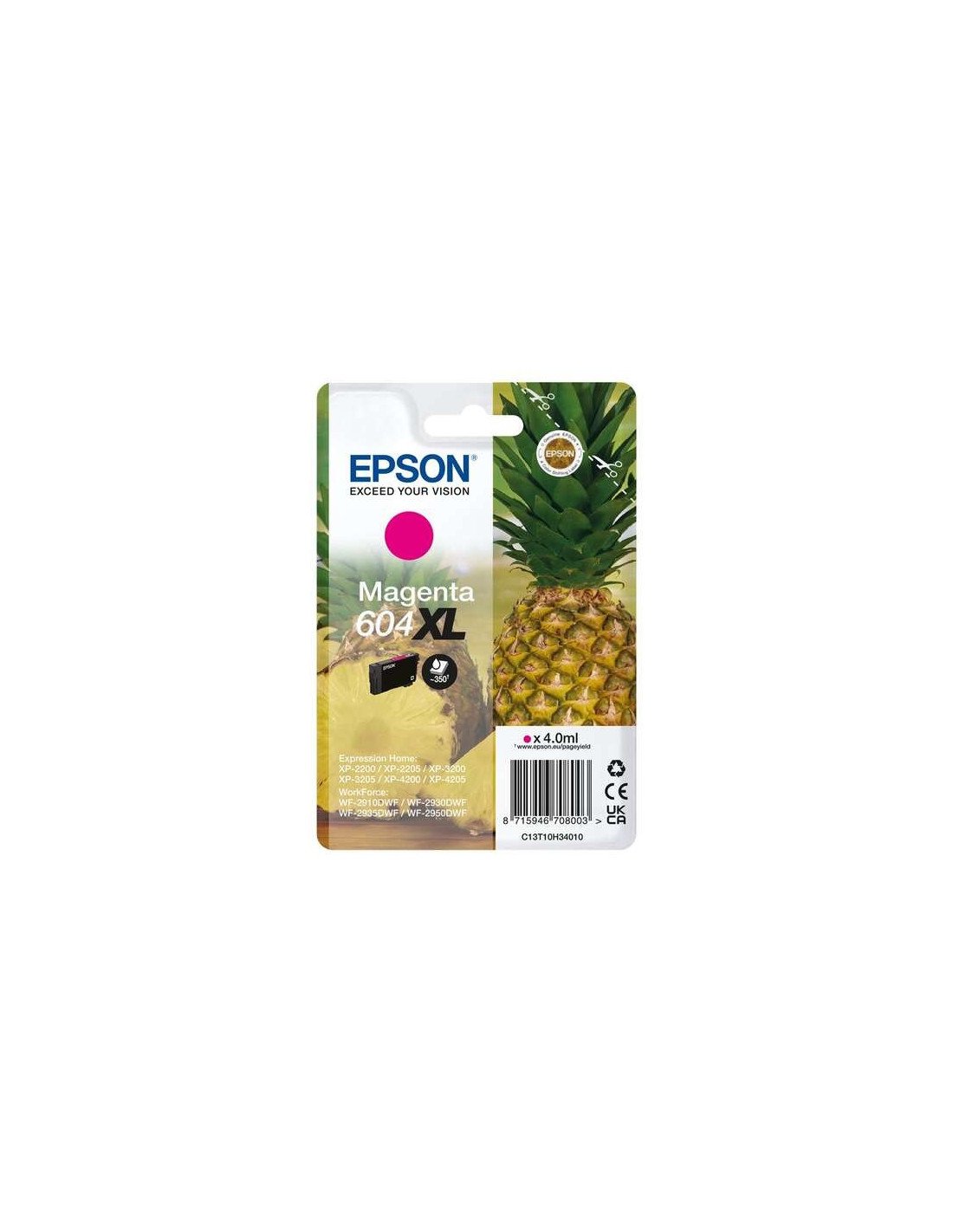 TINTA EPSON C13T10H3401 T10H3 MAGENTA 604XL