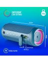 ALTAVOCES NGS ROLLER FURIA 3 RGB PORTATIL WATERPROOF 60W IPX7/BT/USB BLUE