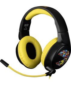 Konix PacMan Auriculares Alámbrico Diadema Juego USB tipo A Negro,