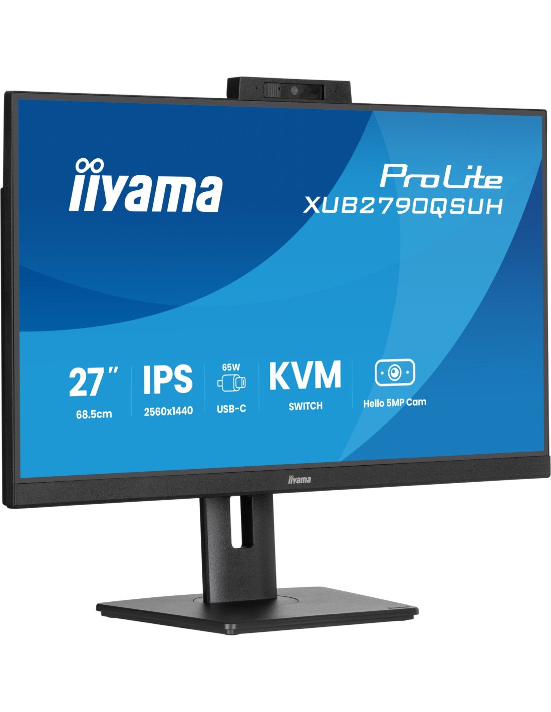 iiyama ProLite XUB2790QSUH-B2 pantalla para PC 68,6 cm (27") 2560 x 1440 Pixeles Quad HD LED Negro
