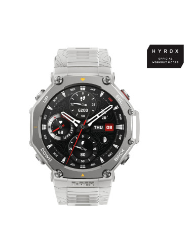 Amazfit T-Rex 3 3,81 cm (1.5") AMOLED Digital 480 x 480 Pixeles Pantalla táctil Acero inoxidable GPS (satélite)