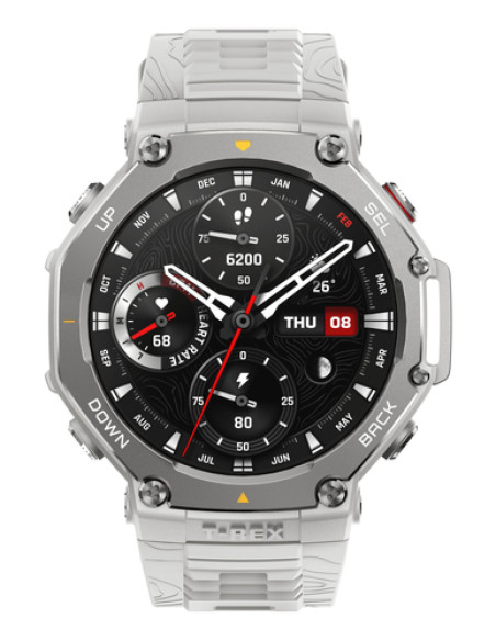 Amazfit T-Rex 3 3,81 cm (1.5") AMOLED Digital 480 x 480 Pixeles Pantalla táctil Acero inoxidable GPS (satélite)