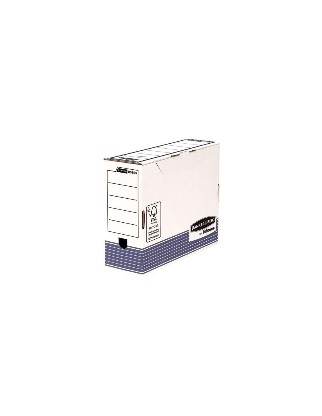 CAJA CARTON ARCHIVO DEFINITIVO 265X327X111MM BLANCO FELLOWES