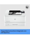 IMPRESORA HP LASERJET PRO LASER MONOCROMO 4002DW WIFI DUPLEX WHITE