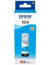 TINTA EPSON BOTE 104 CYAN ECOTANK BOTTLE C13T00P240