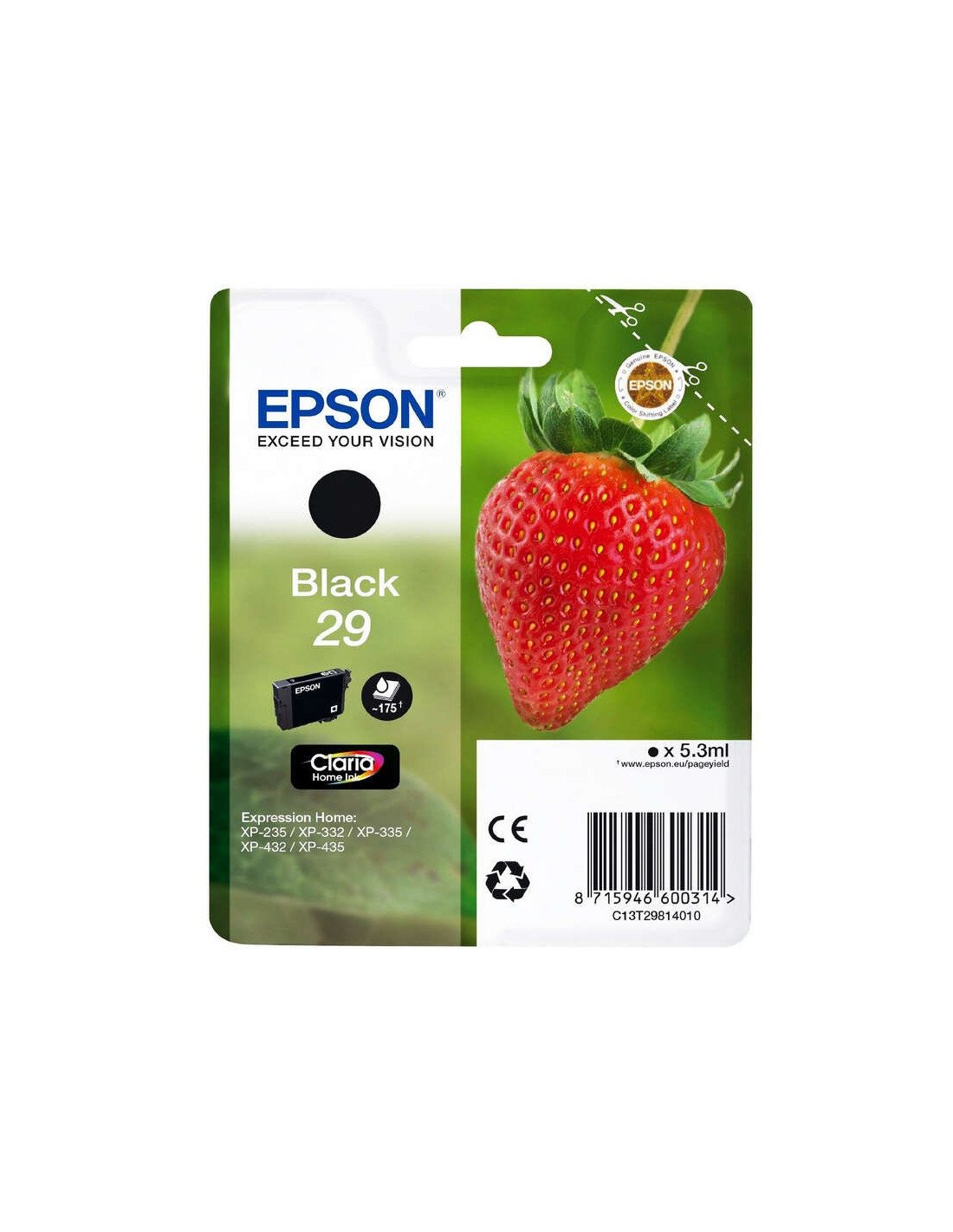 TINTA EPSON C13T29814012 BLACK 29