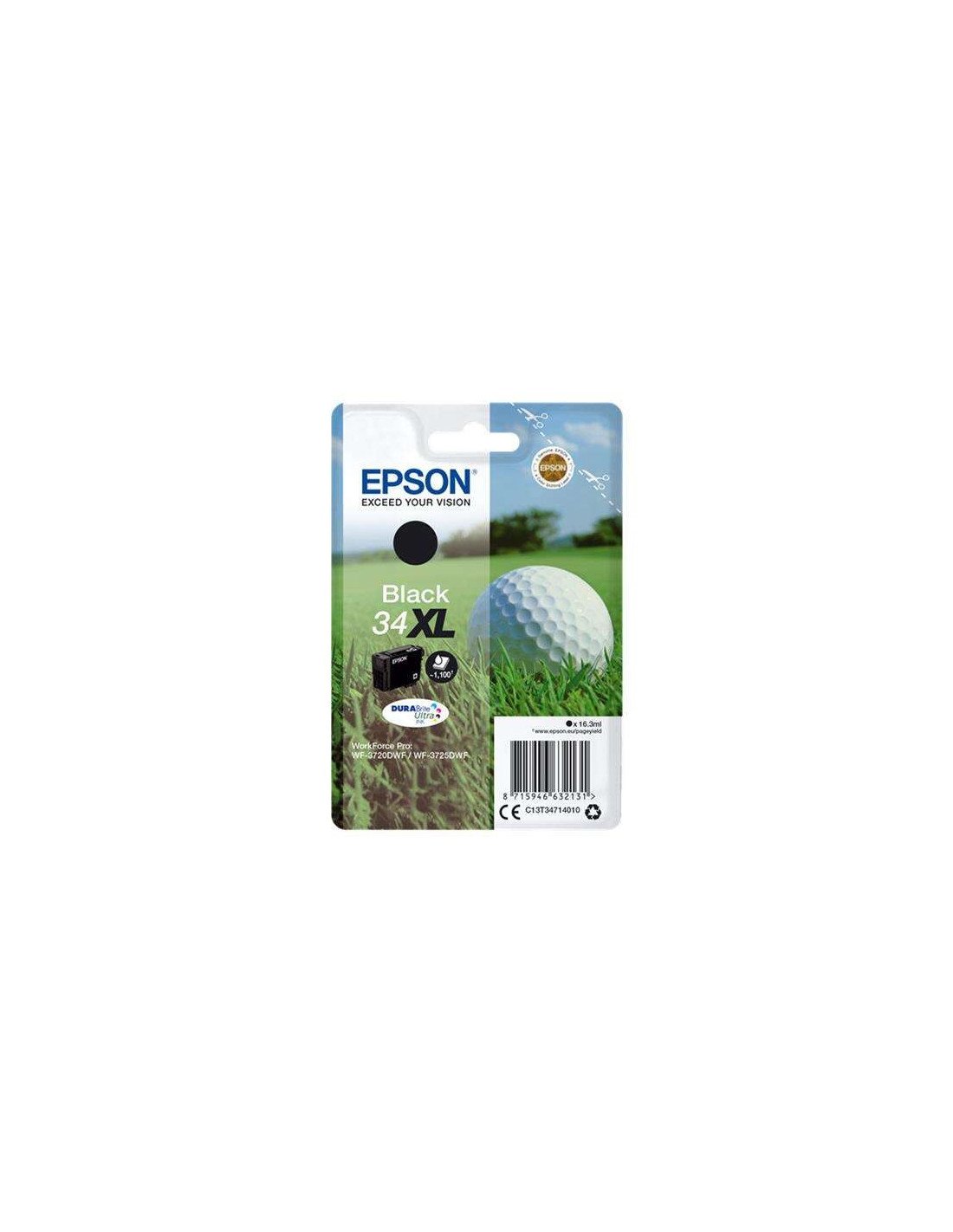 TINTA EPSON C13T34714010 BLACK 34XL DURABRITE ULTRA T3471