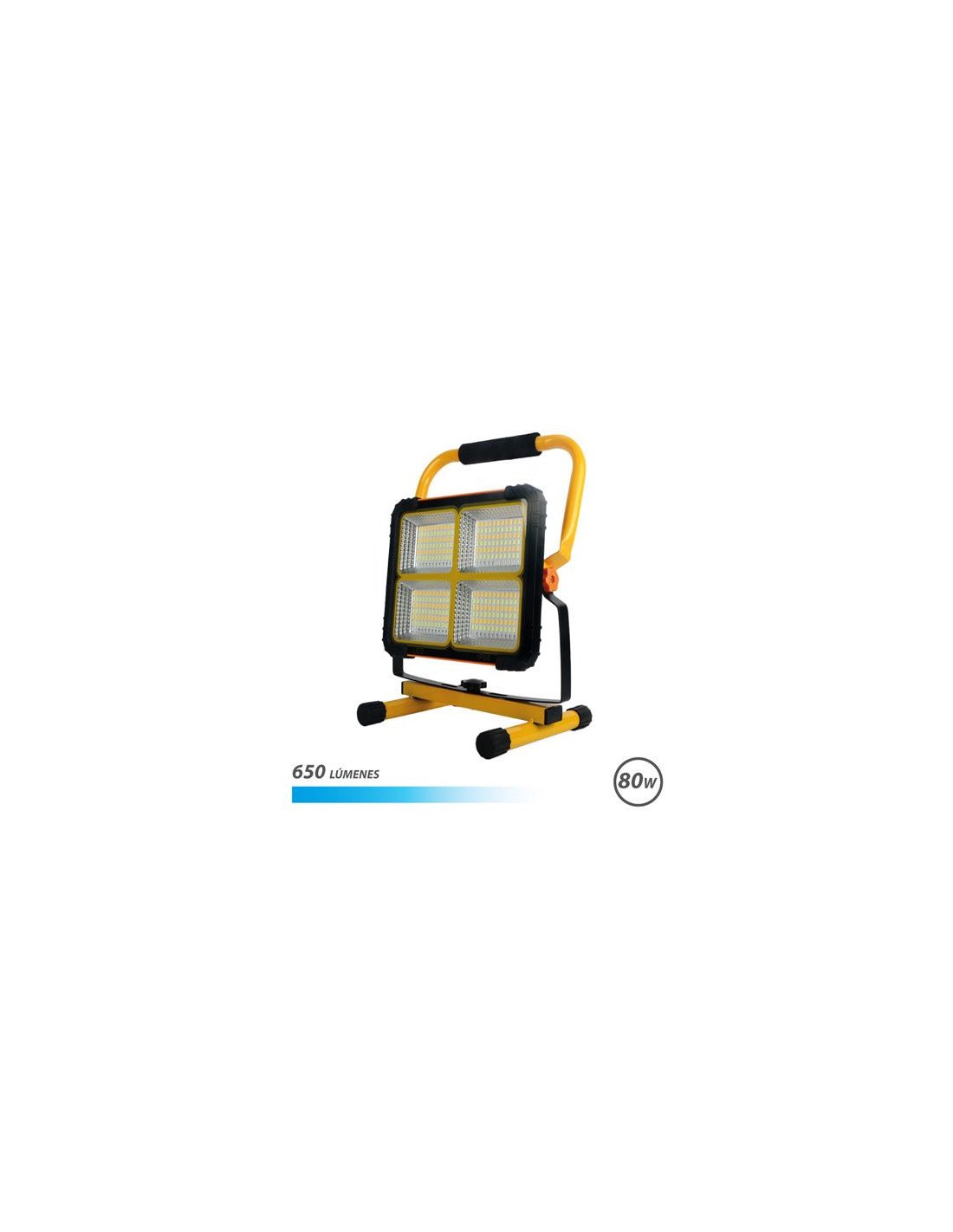 FOCO SOLAR LED 80W 650LM PLEGABLE ELBAT