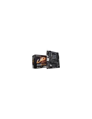 GIGABYTE Placa base A520M S2H - Soporta CPUs AMD Ryzen serie 5000