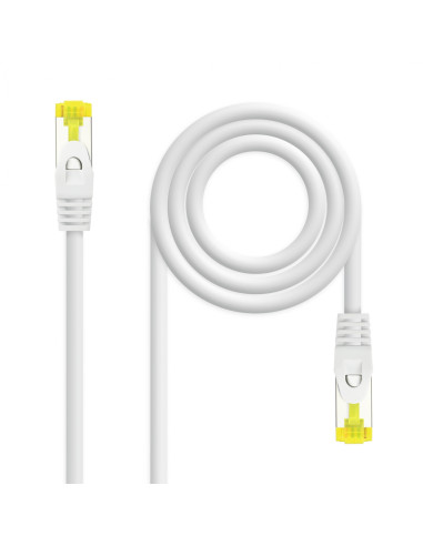 Nanocable Cable Red Latiguillo RJ45 LSZH CAT.6A SFTP AWG26, Blanco,
