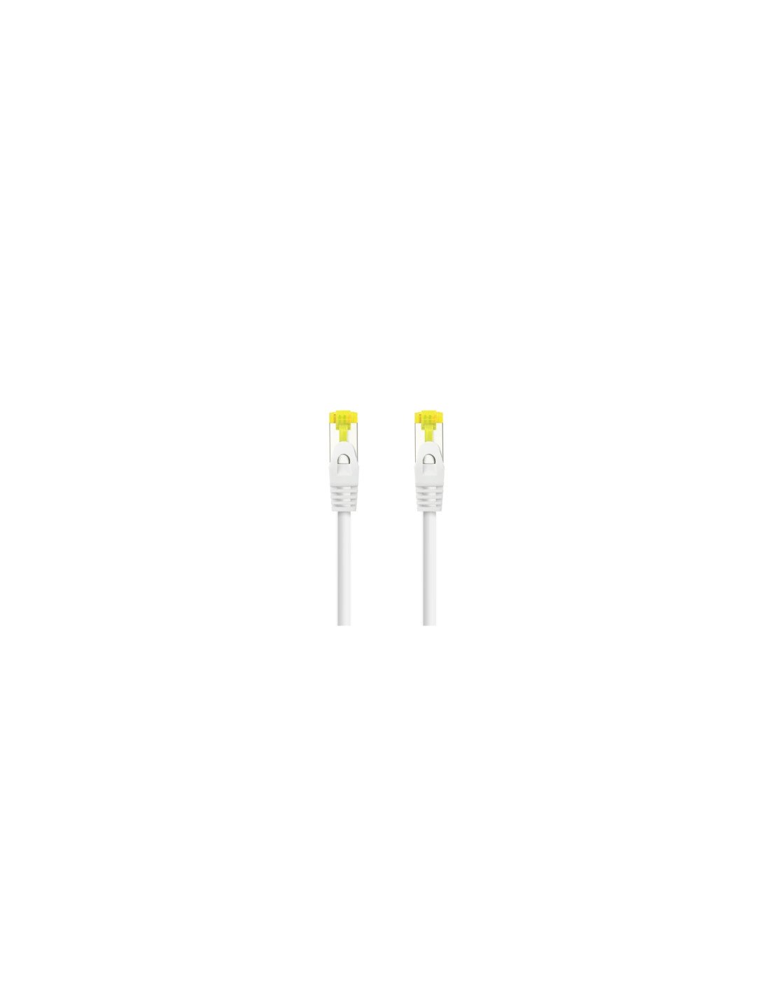 Nanocable Cable Red Latiguillo RJ45 LSZH CAT.6A SFTP AWG26, Blanco, 25 cm