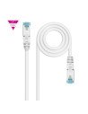 Nanocable Cable de Red Cat.7 600MHZ LSZH SFTP PIMF AWG26, Blanco, 30 cm