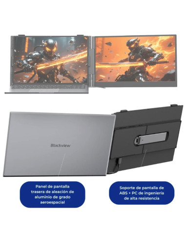 MONITOR PORTATIL USB-C 14" FHD 60HZ CON ALTAVOZ BLACKVIEW