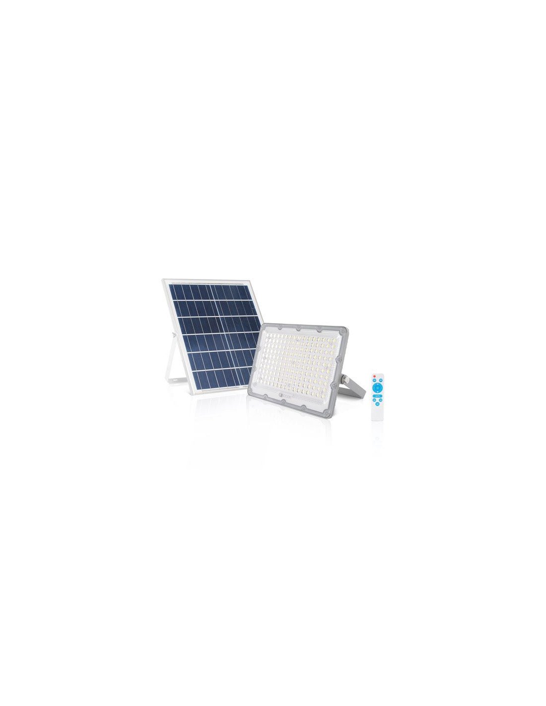 FOCO LED SOLAR 100W 2700LM + CONTROL REMOTO ELBAT