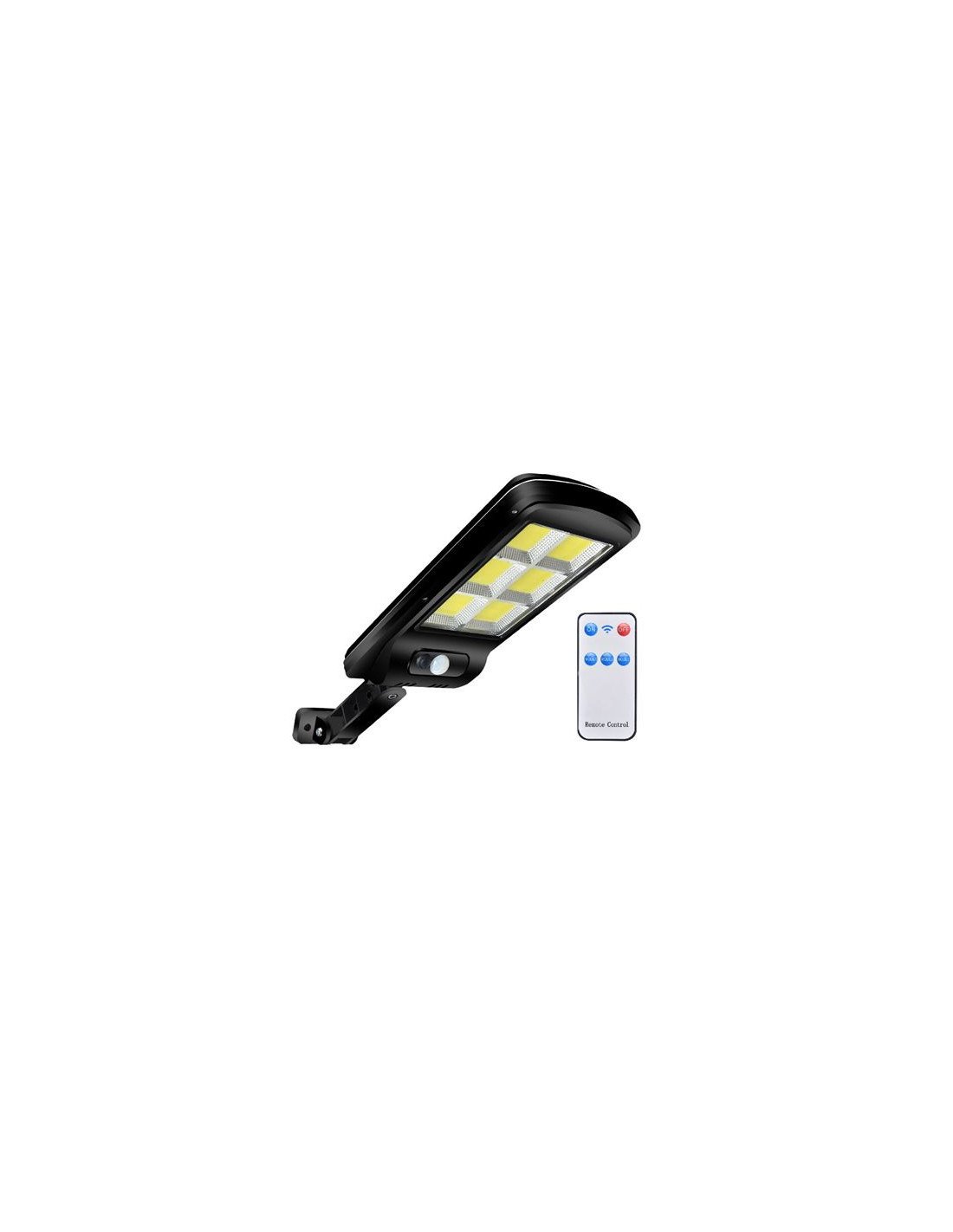 FAROLA LED COB SOLAR 4500LM + SENSOR + MANDO ELBAT