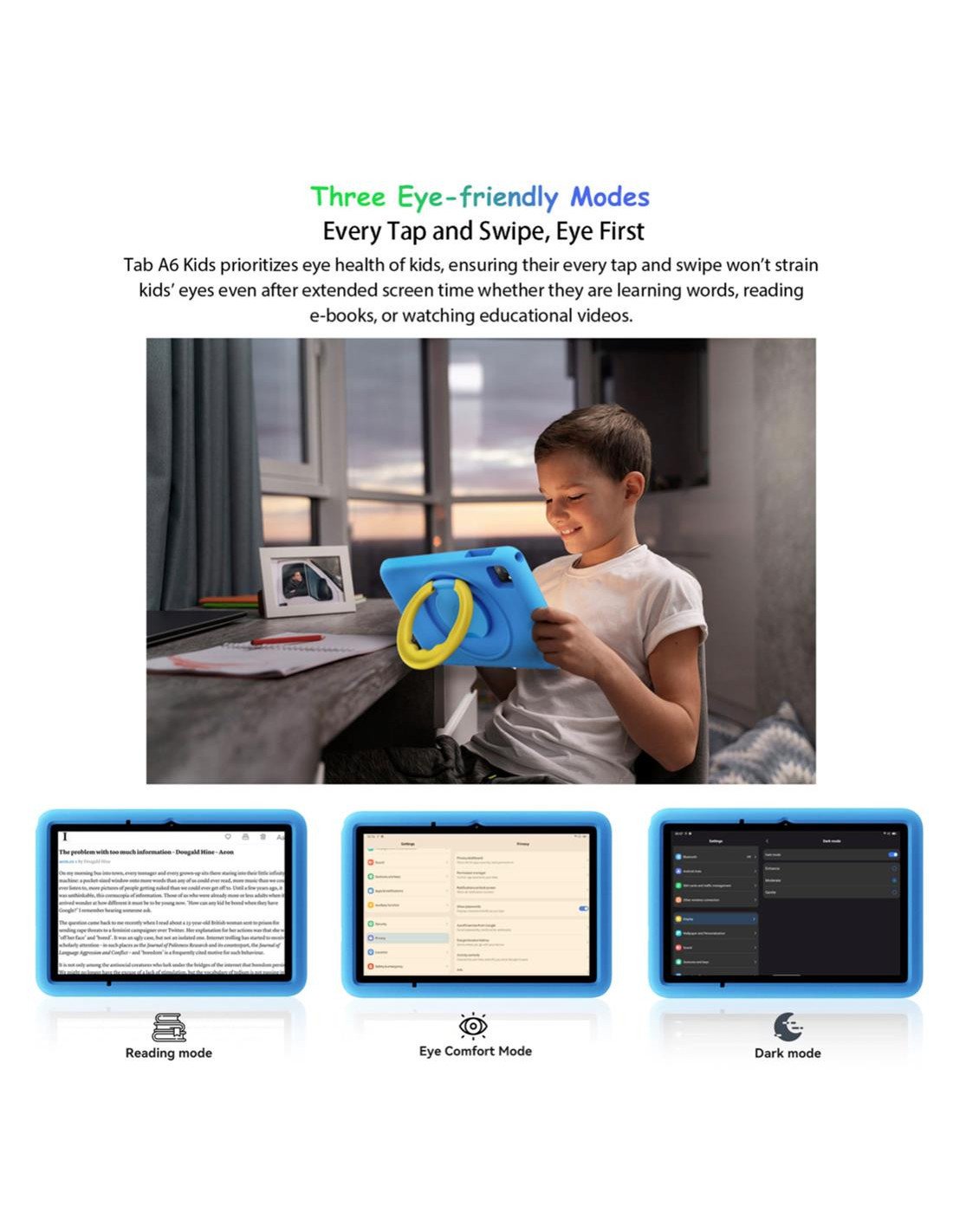 TABLET A6 KIDS BLACKVIEW 4+8GB RAM 128GB ROM AZUL