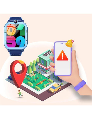 SMARTWATCH Z20 PARA NIÑOS CON GPS, BOTON SOS Y 4G AZUL BLACKVIEW
