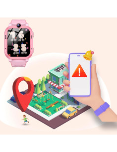 SMARTWATCH Z20 PARA NIÑOS CON GPS, BOTON SOS Y 4G ROSA BLACKVIEW 2