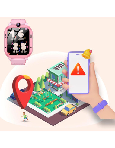 SMARTWATCH Z20 PARA NIÑOS CON GPS, BOTON SOS Y 4G ROSA BLACKVIEW