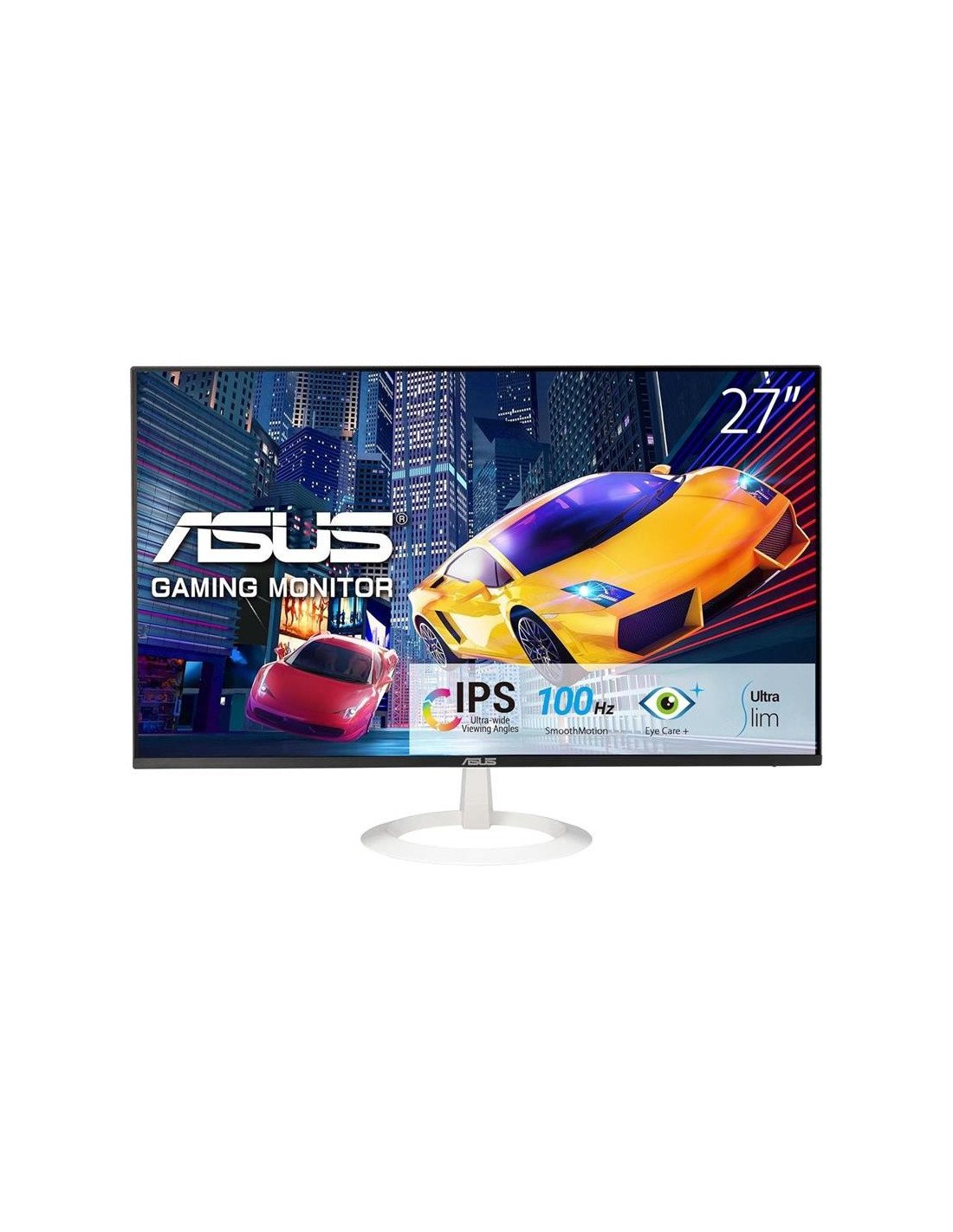 MONITOR ASUS 27 V27EHF-W IPS 100HZ HDMI EYE CARE+ WHITE