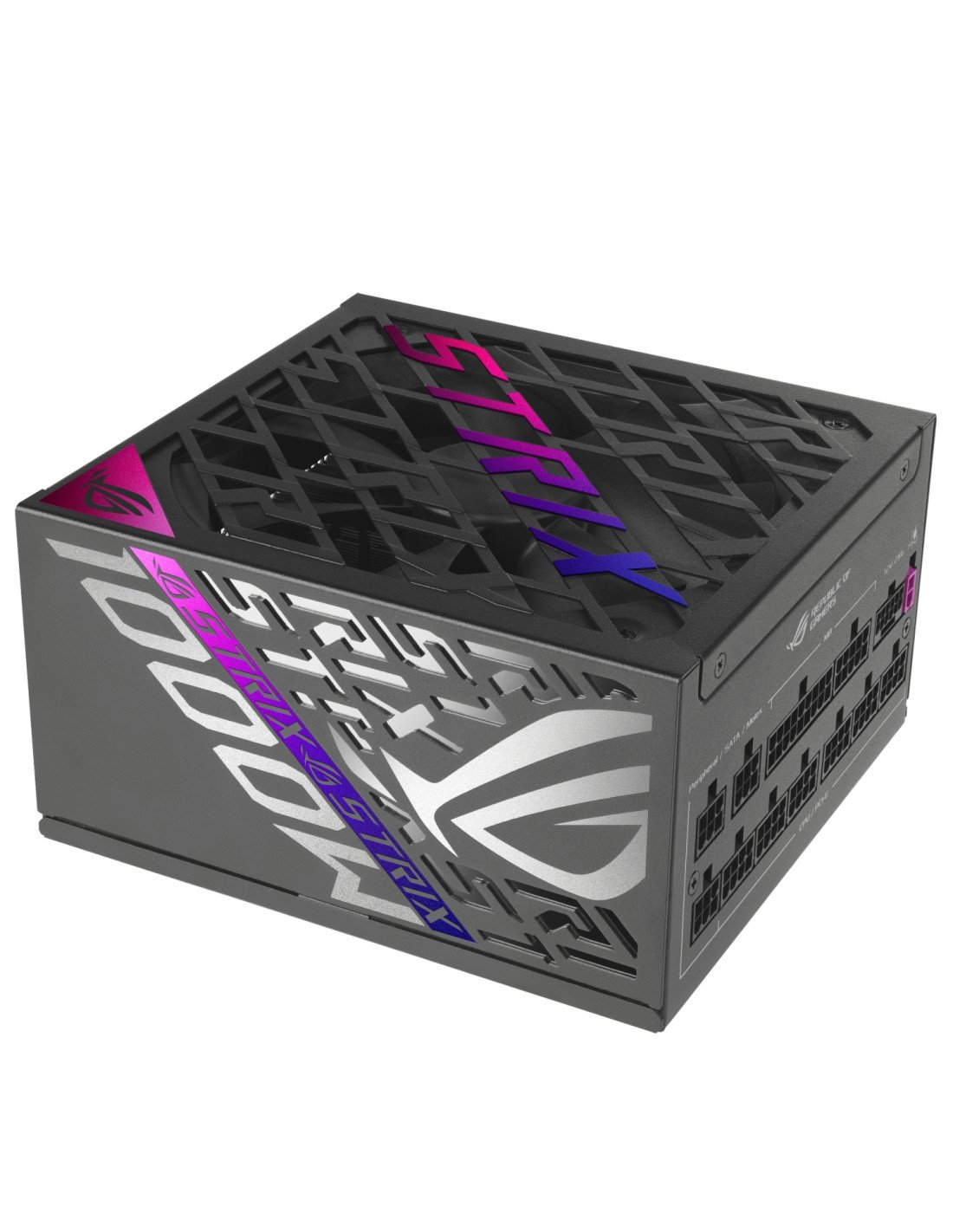 ASUS ROG STRIX-1000P-GAMING unidad de fuente de alimentación 1000 W 20+4 pin ATX ATX Negro, Plata