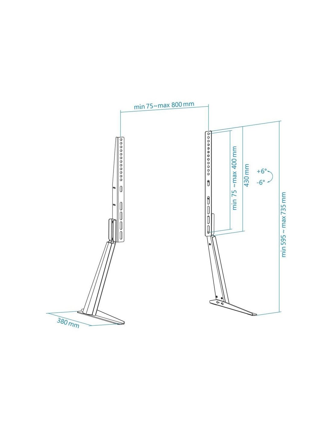 SOPORTE TOOQ SOBREMESA PARA TV/MONITOR 32-70