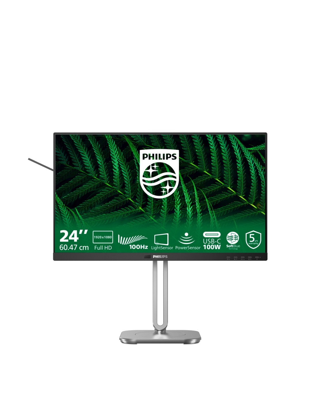 Philips 5000 series 24B2G5301/00 pantalla para PC 60,5 cm (23.8") 1920 x 1080 Pixeles Full HD LCD Negro