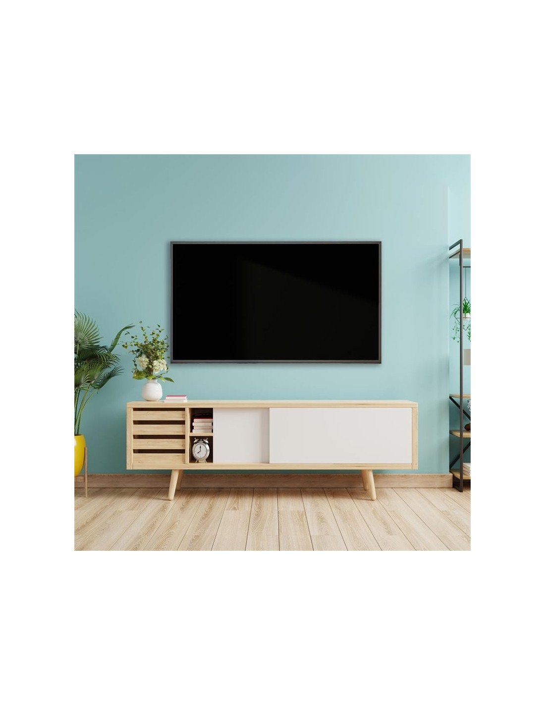 SOPORTE PARED TV MONITOR TOOQ 32-70 45KG BLACK