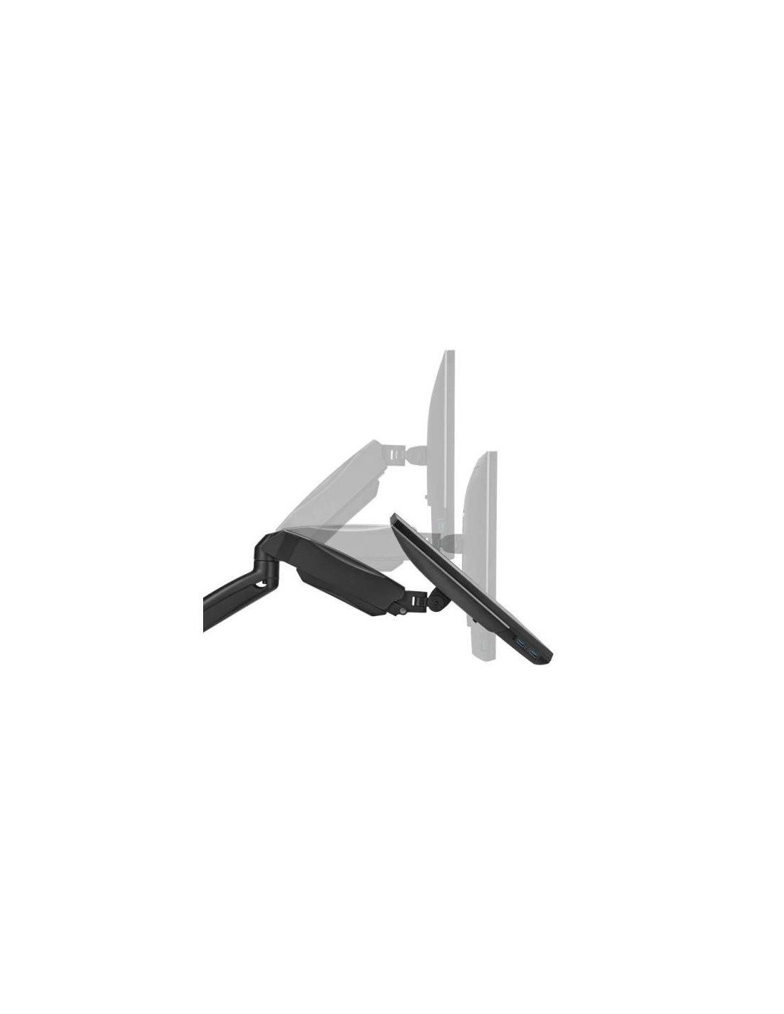 SOPORTE PARED MONITOR AISENS 2 BRAZOS 17-32 9KG BLACK